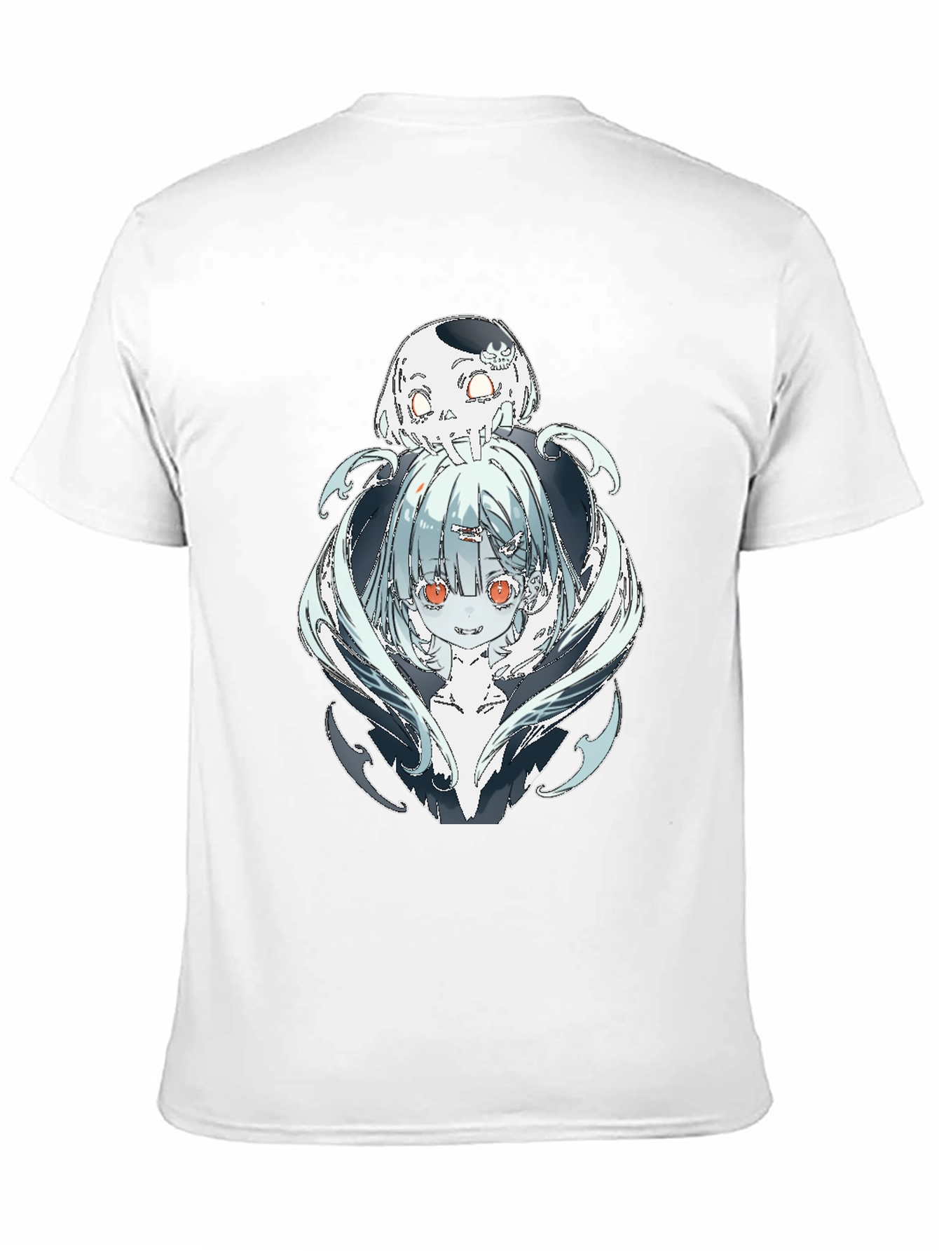 Anime Graphic Black T-Shirt - Death Character