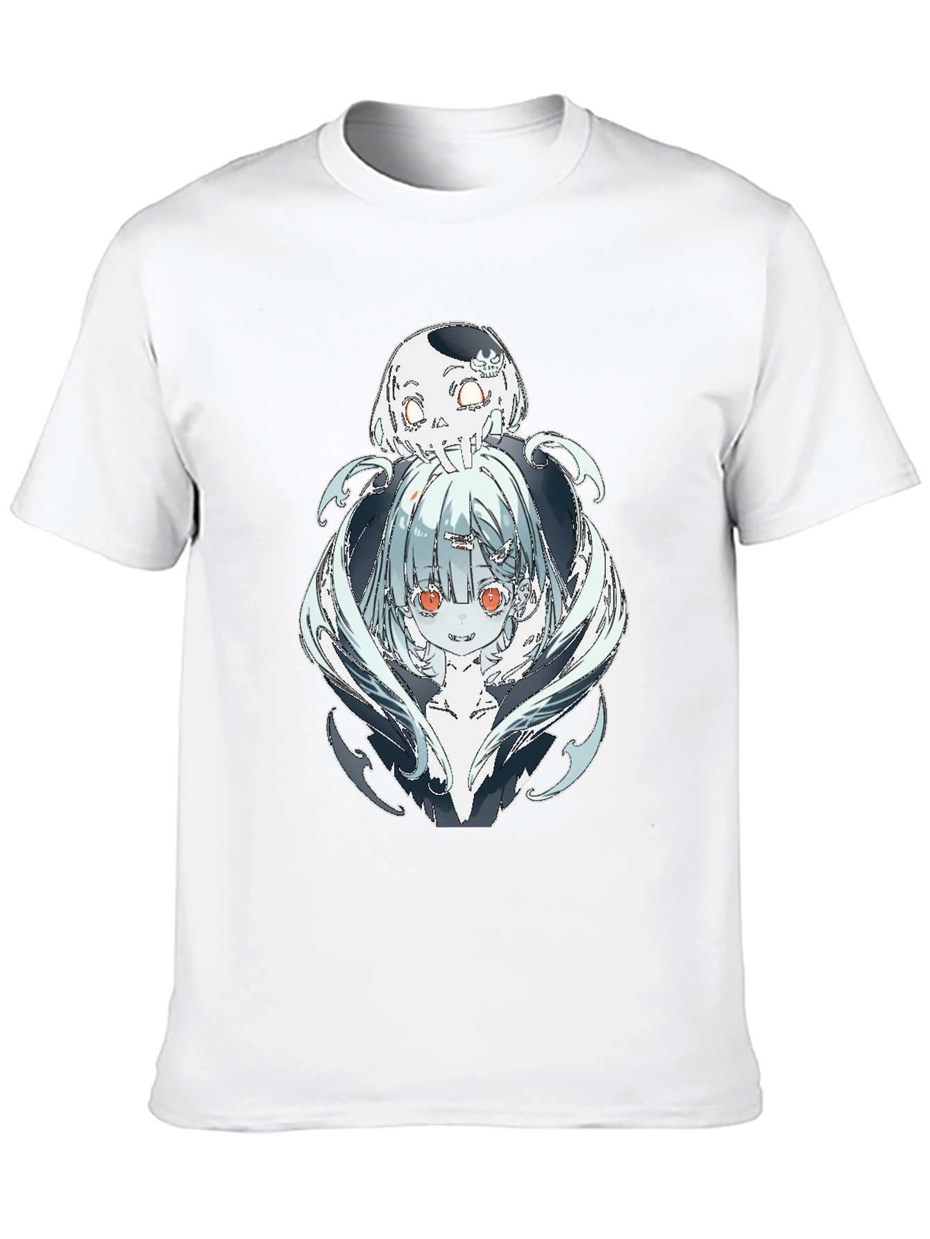 Anime Graphic Black T-Shirt - Death Character