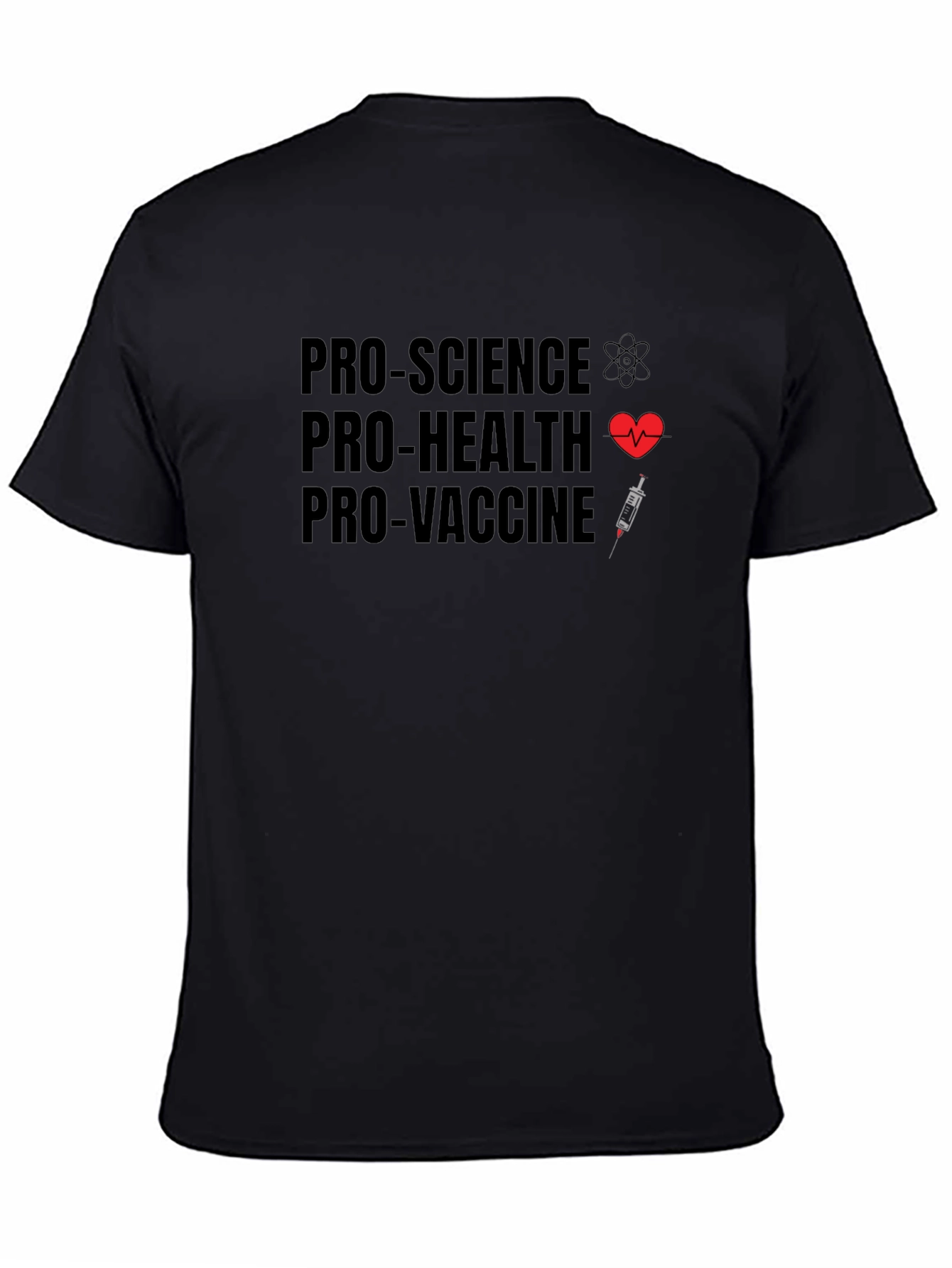 Pro-Science Health Vaccine Graphic T-Shirt