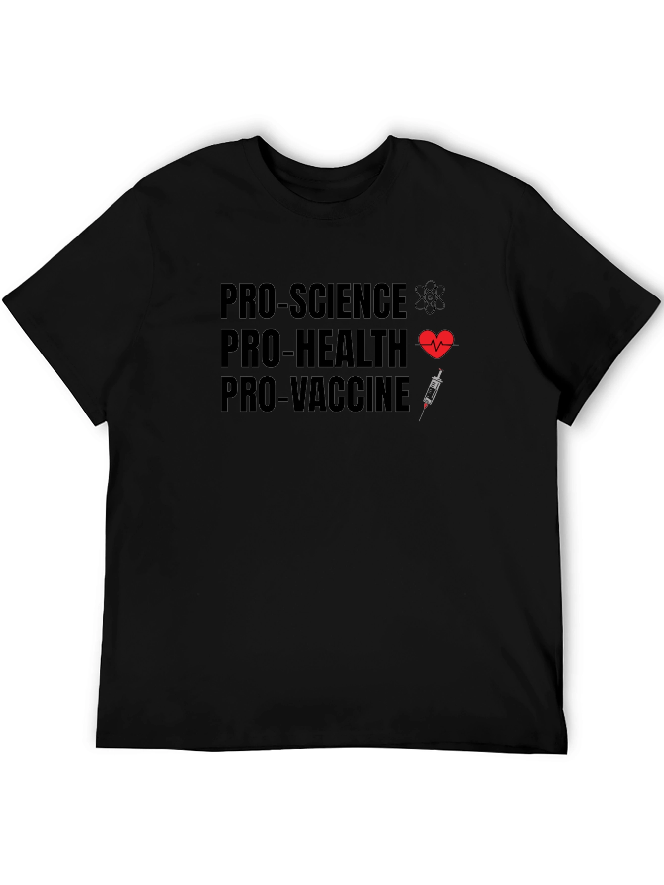Pro-Science Health Vaccine Graphic T-Shirt