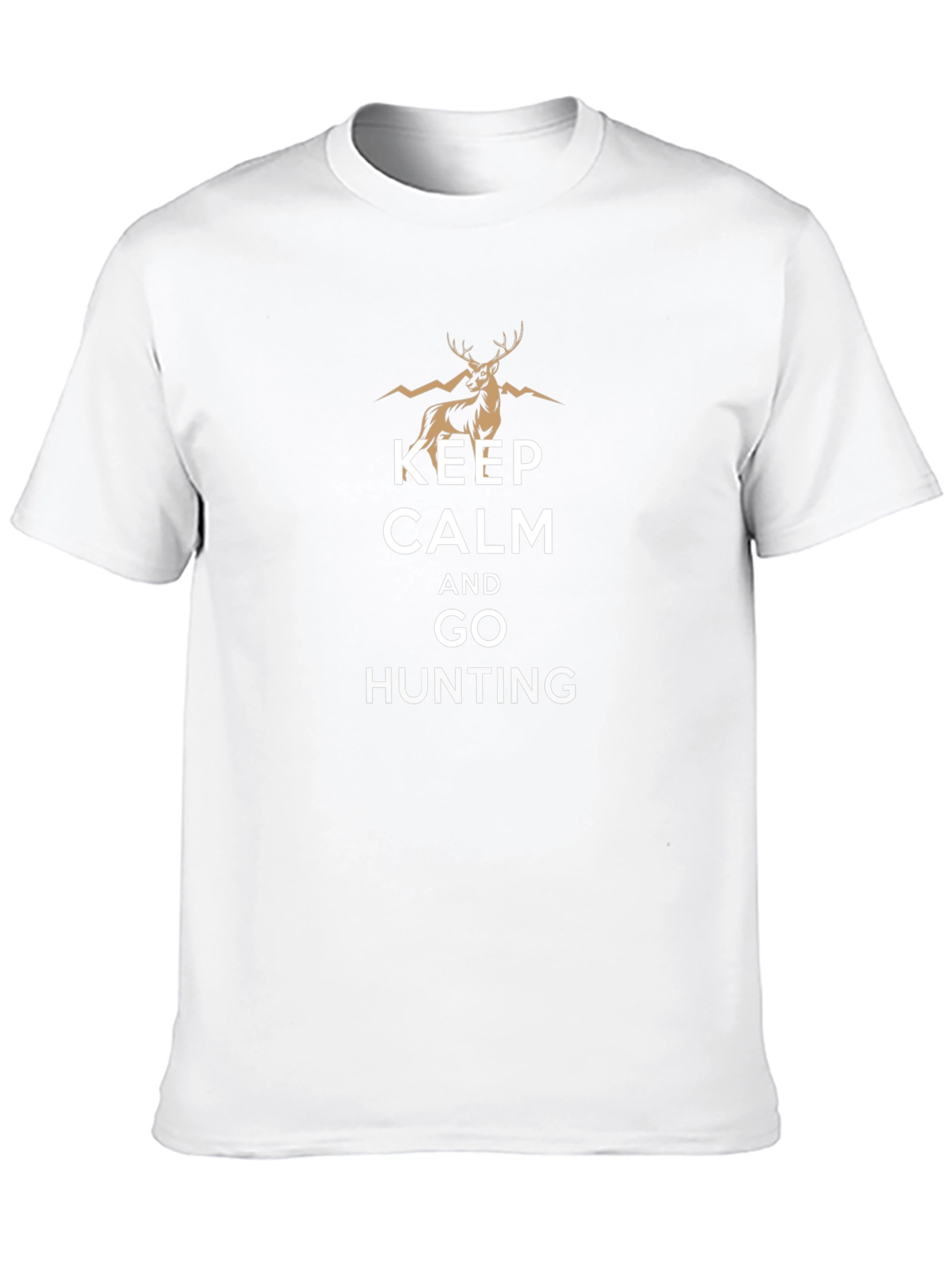Keep Calm and Go Hunting Black T-Shirt