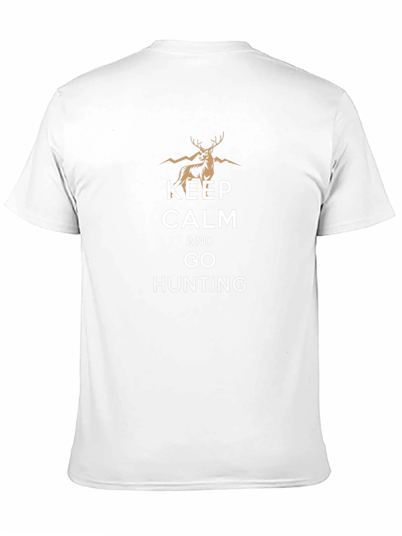 Keep Calm and Go Hunting Black T-Shirt