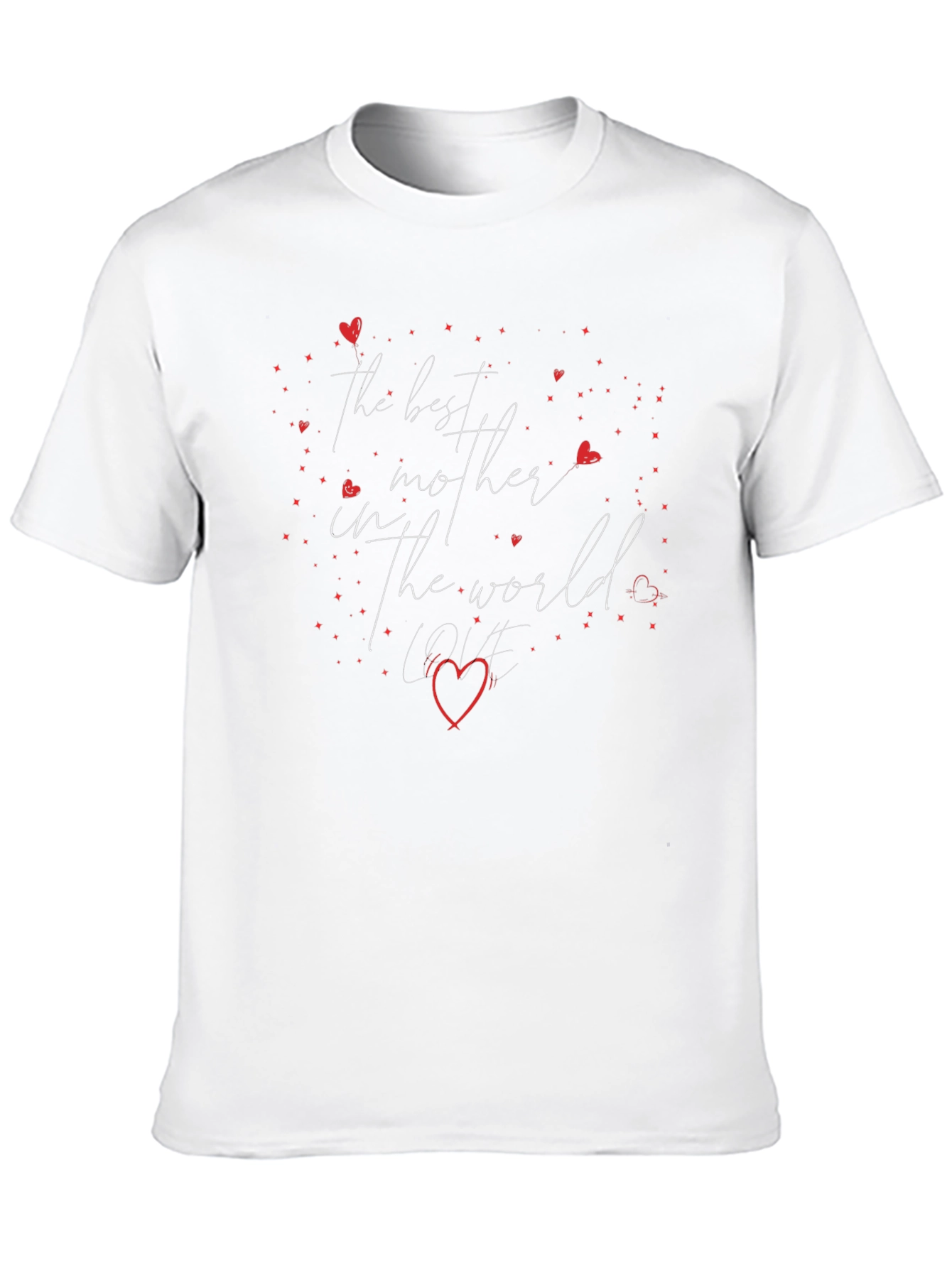 Best Mother T-Shirt - Heart Love Design