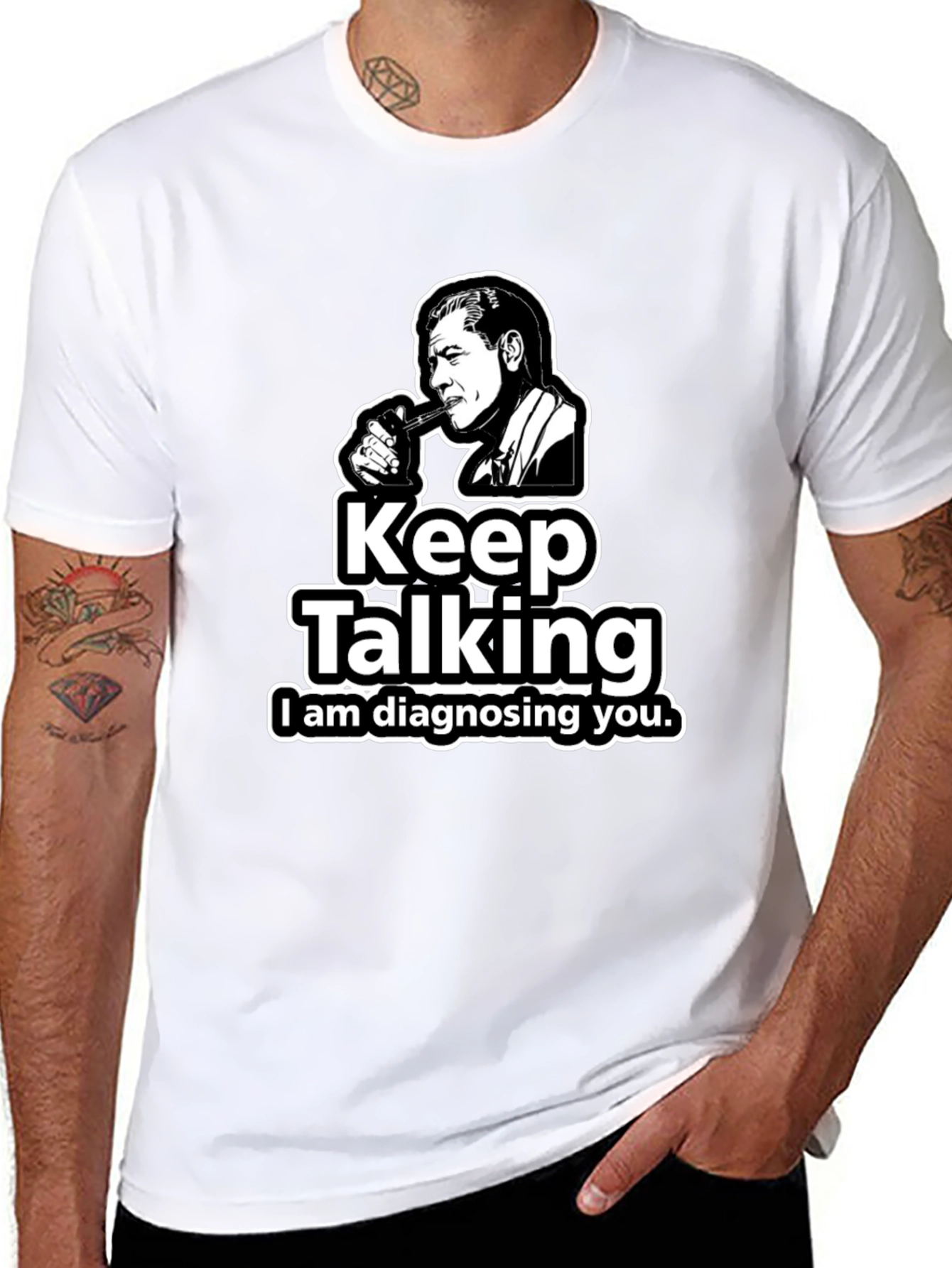 Keep Talking T-Shirt - Diagnosing You Tee