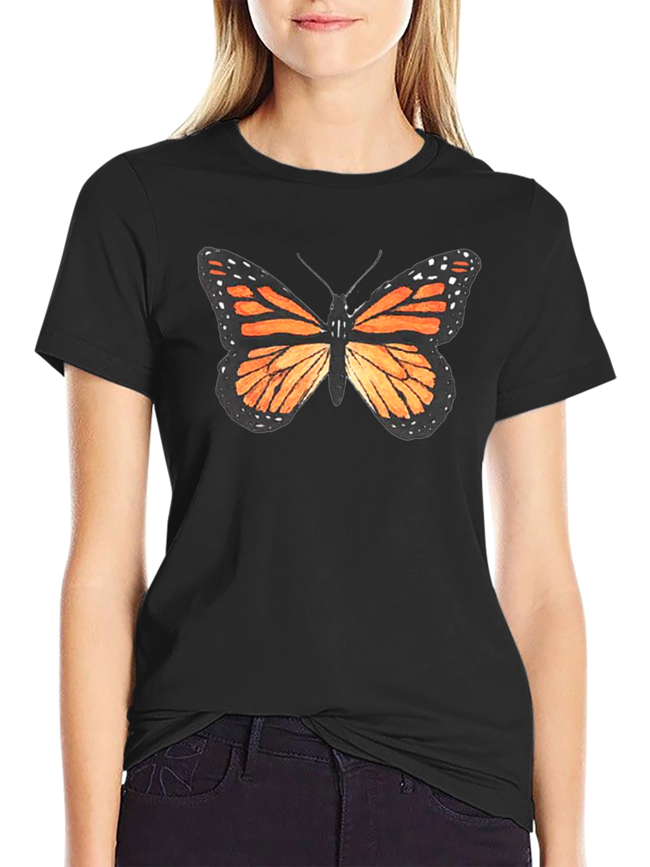 Monarch Butterfly Graphic T-Shirt