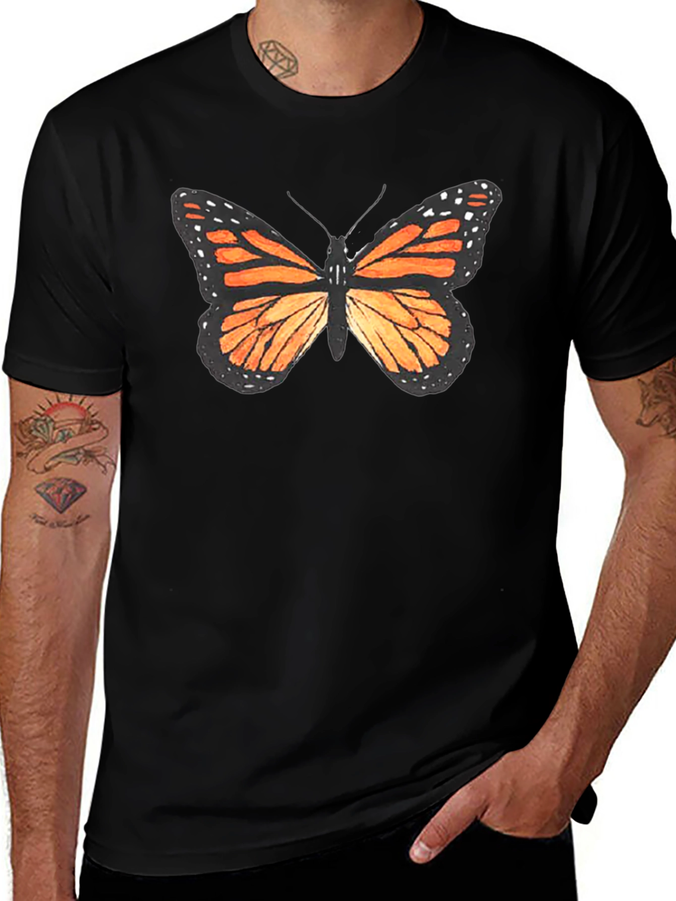 Monarch Butterfly Graphic T-Shirt