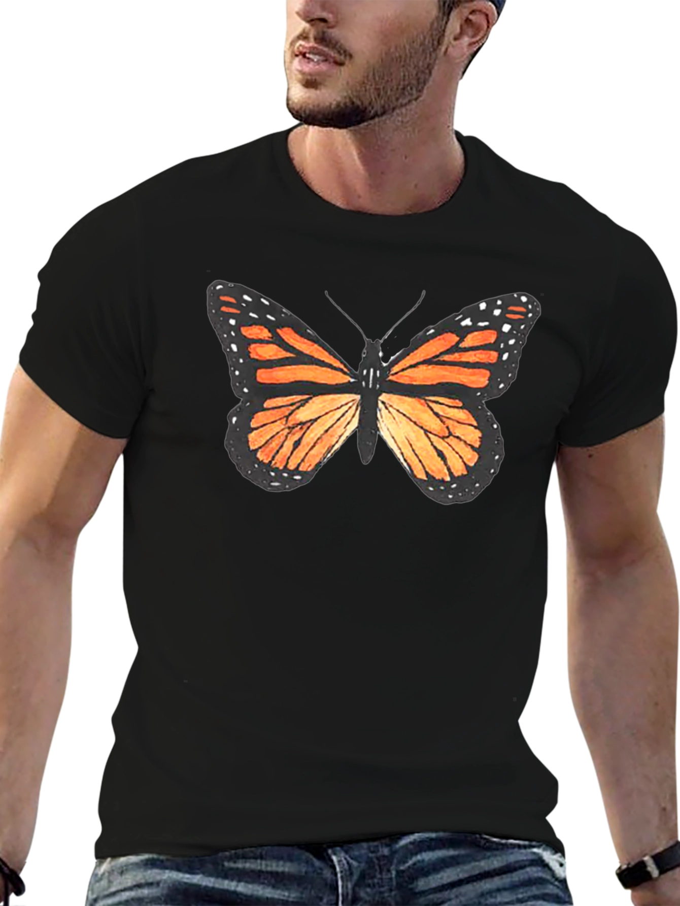 Monarch Butterfly Graphic T-Shirt