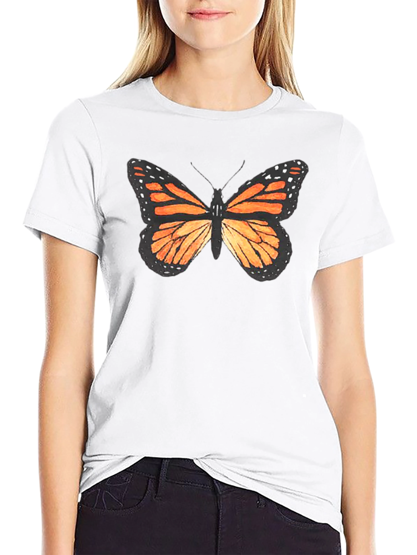 Monarch Butterfly Graphic T-Shirt