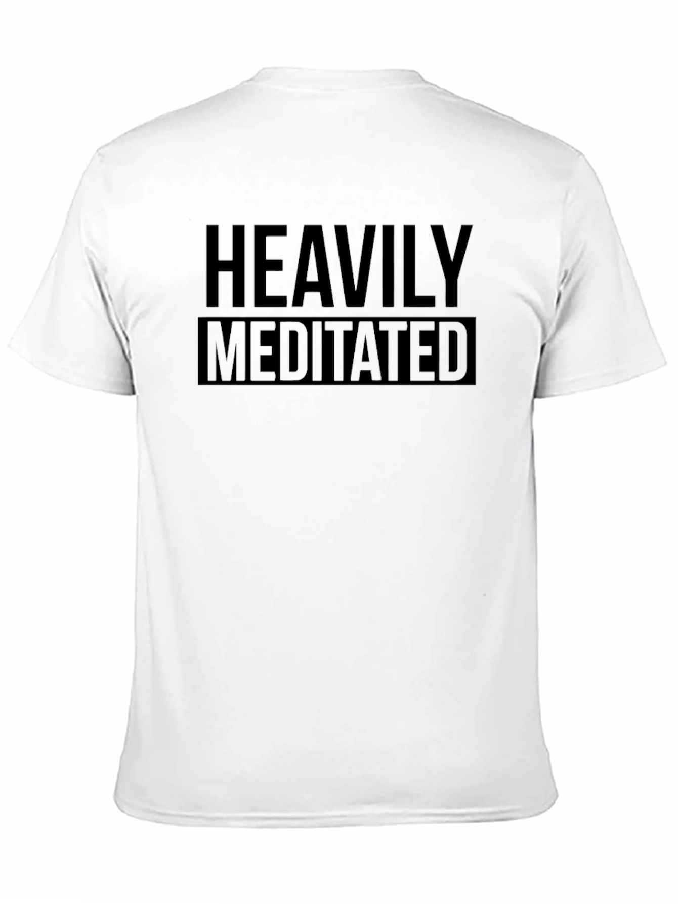 Heavily Meditated Black Graphic Tee