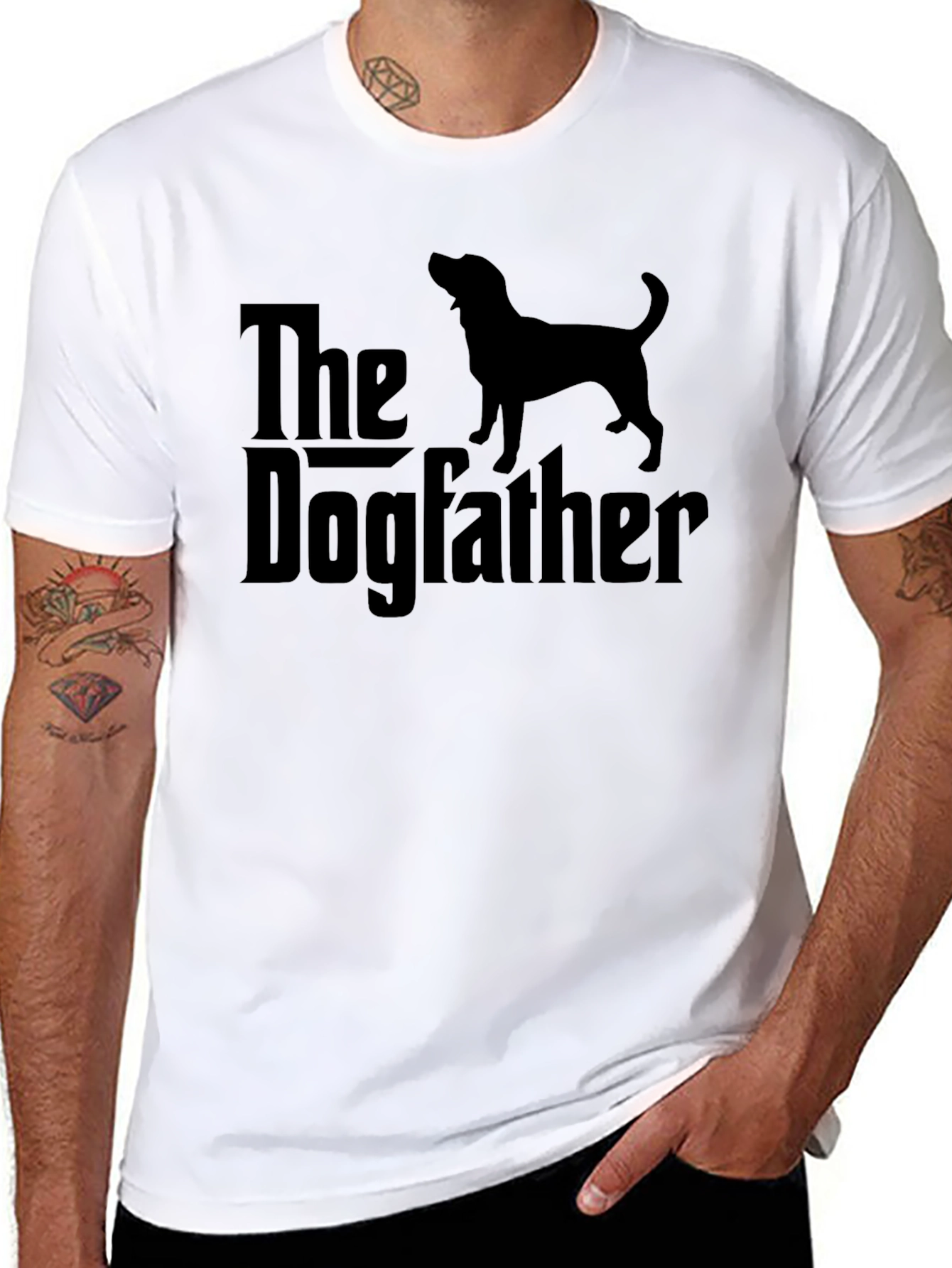 The Dogfather T-Shirt - Funny Pet Lover Tee