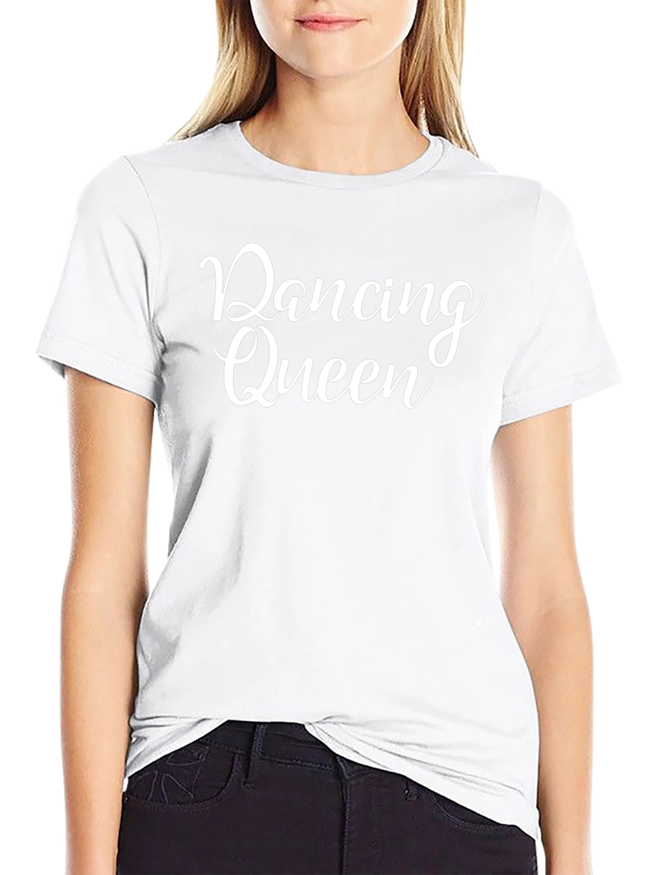 Dancing Queen Black Graphic Tee Shirt