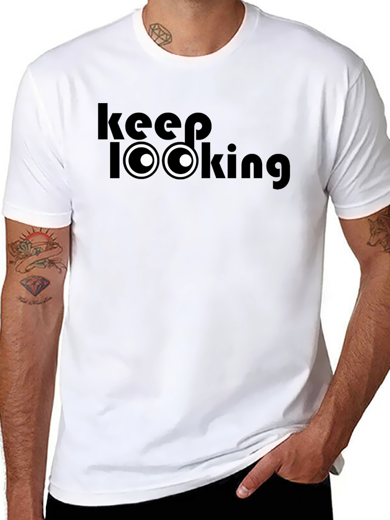 Keep Looking T-Shirt - Funny Graphic Tee