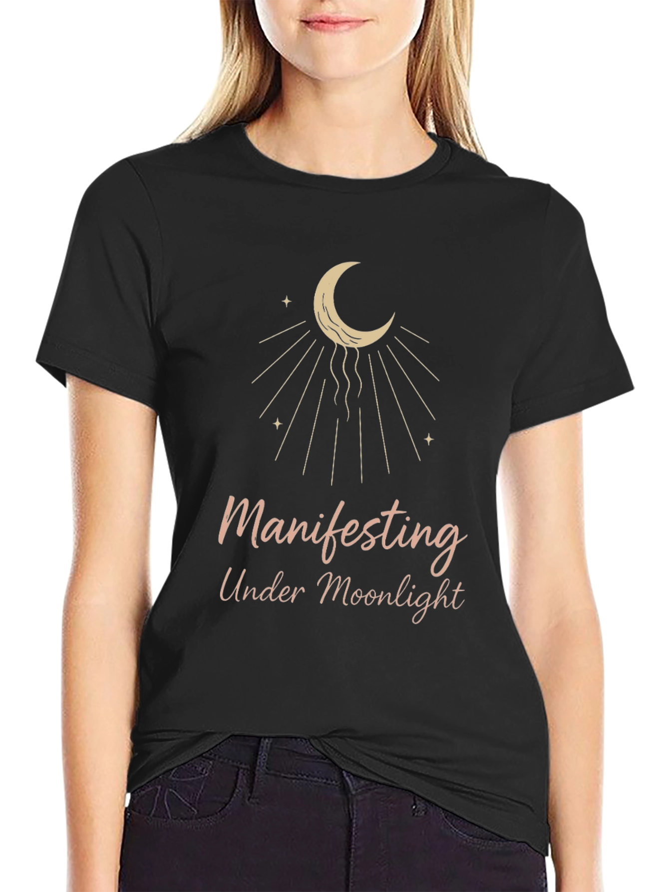 Manifesting Under Moonlight Graphic Tee