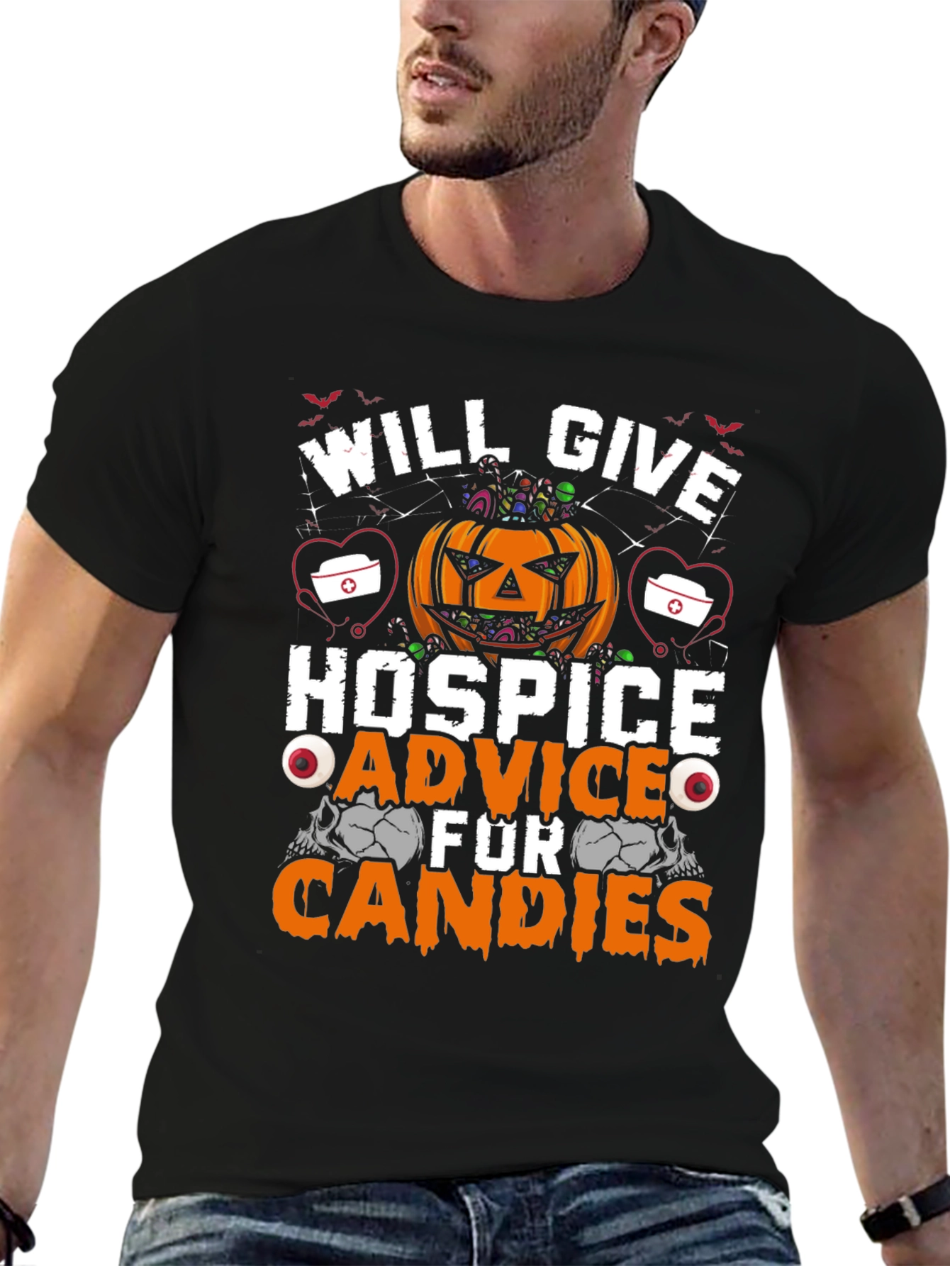 Hospice Advice for Candies Halloween T-Shirt
