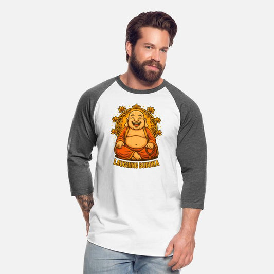 Laughing Buddha Cartoon Illustration | Zen Art