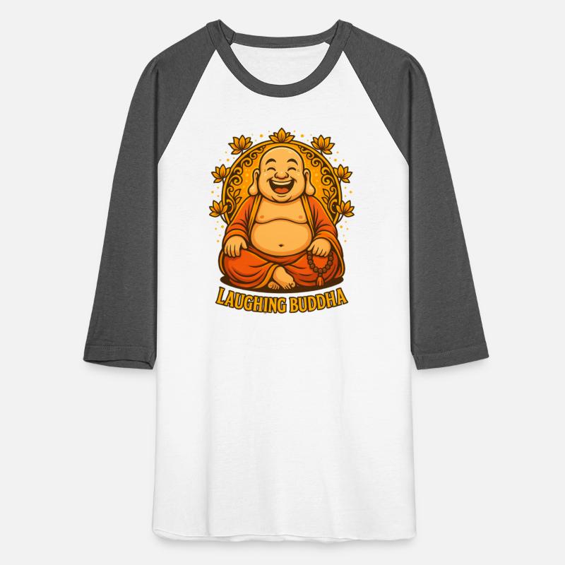 Laughing Buddha Cartoon Illustration | Zen Art