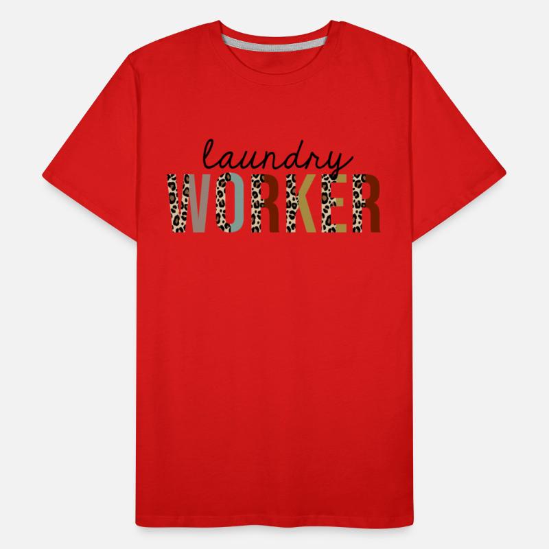 Laundry Worker Leopard Print Funny