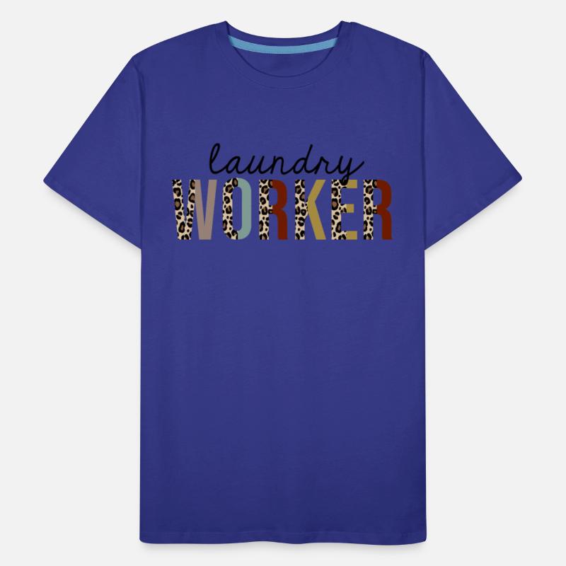 Laundry Worker Leopard Print Funny