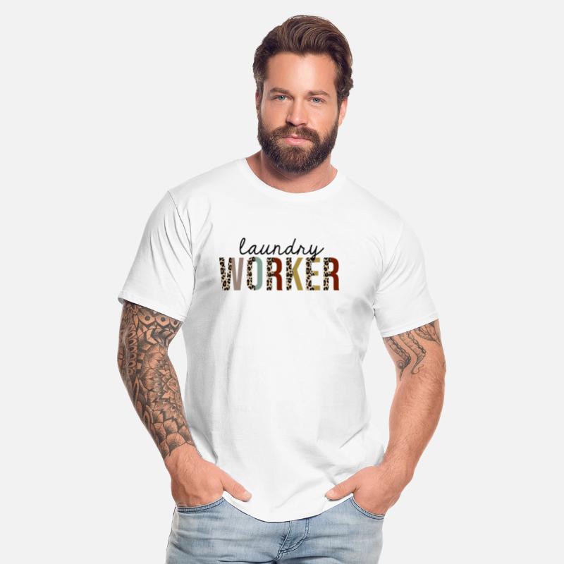 Laundry Worker Leopard Print Funny