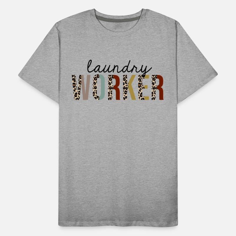Laundry Worker Leopard Print Funny