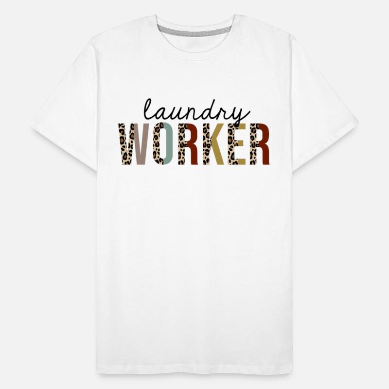 Laundry Worker Leopard Print Funny