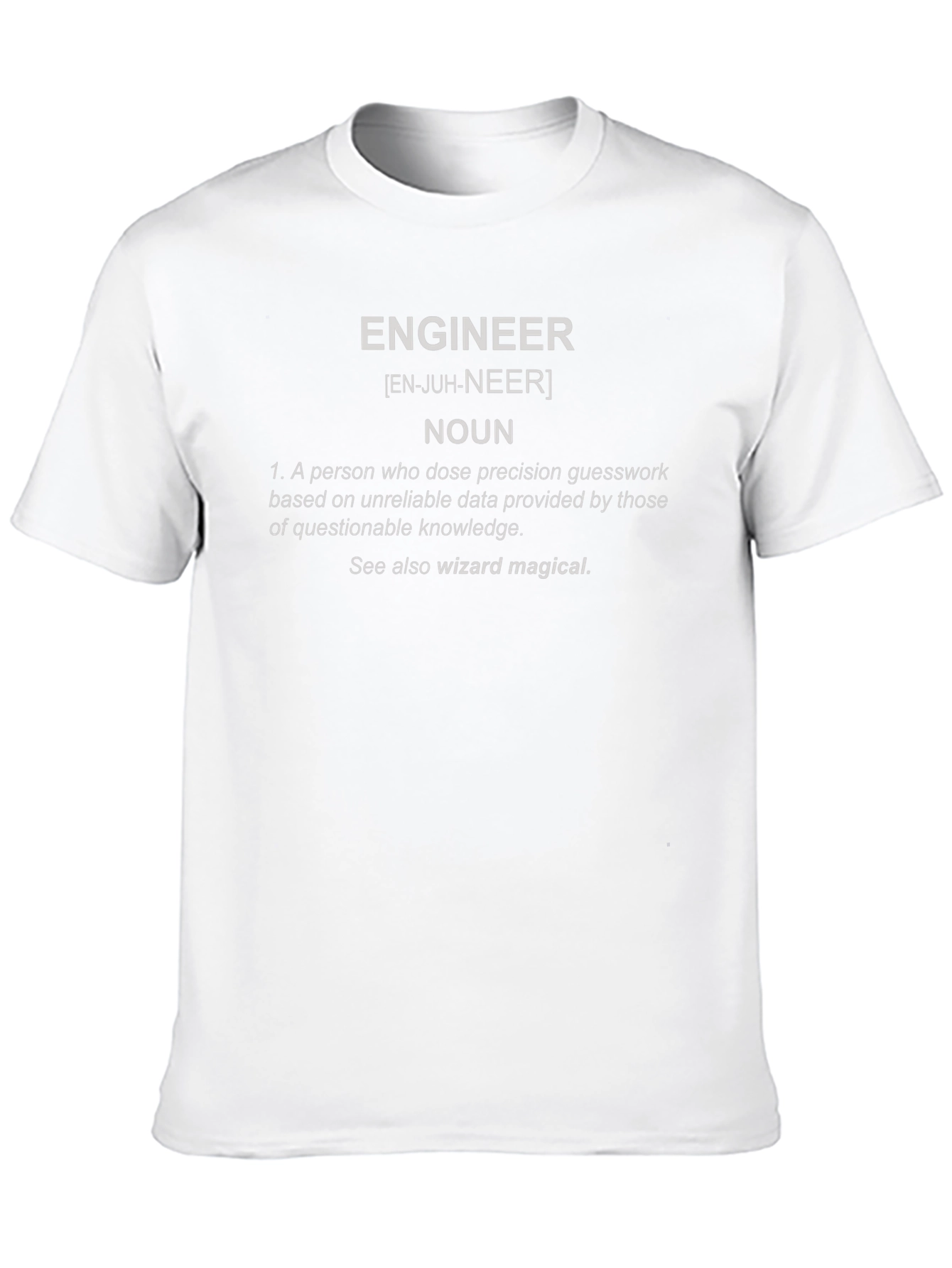 Engineer Definition Graphic T-Shirt