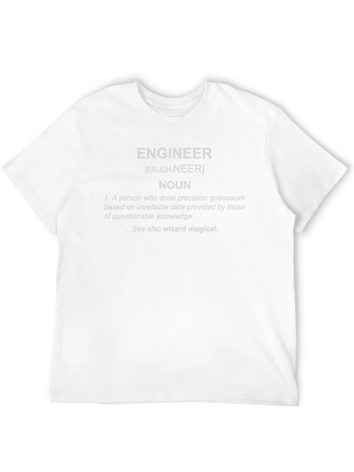 Engineer Definition Graphic T-Shirt
