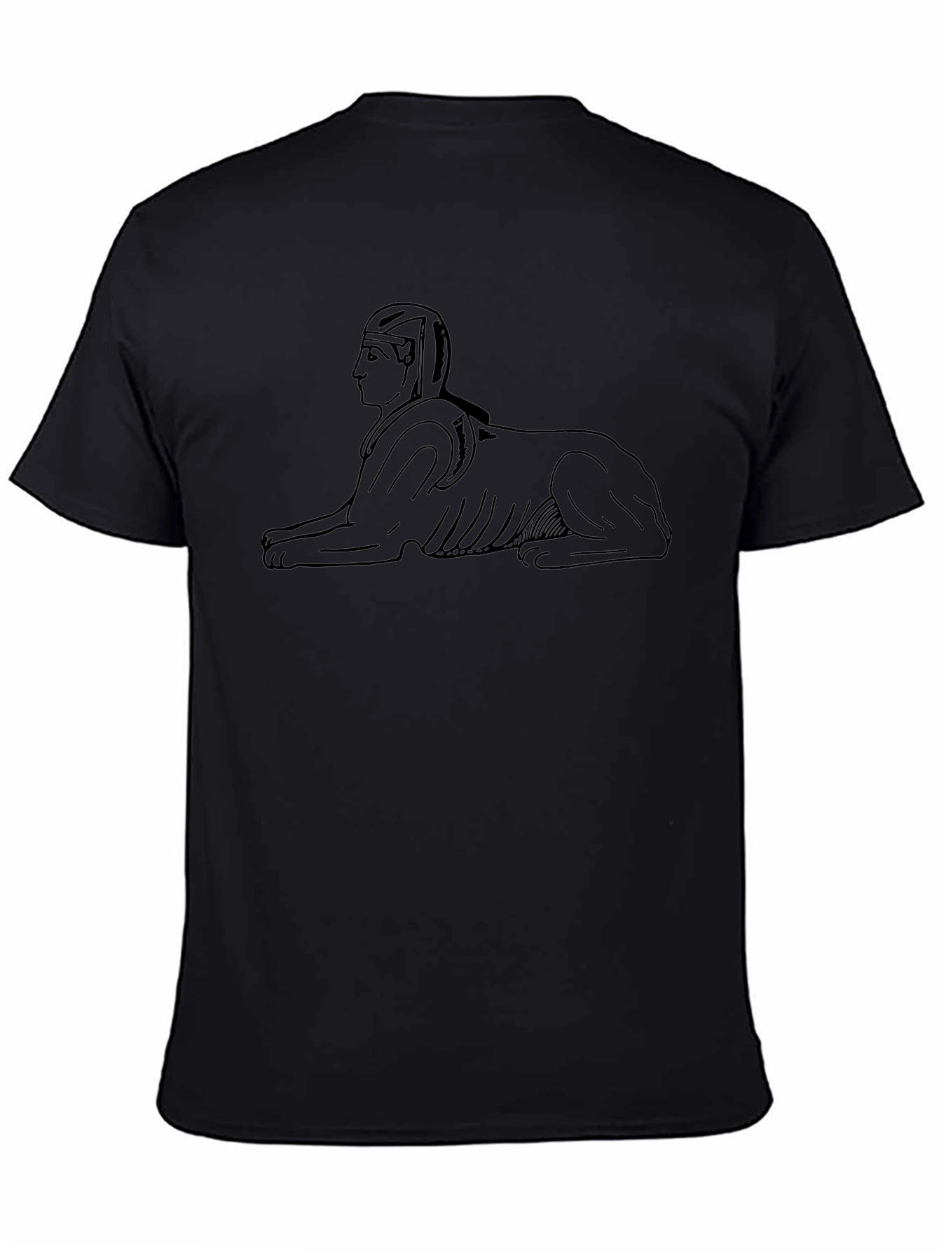 Sphinx Graphic Black T-Shirt