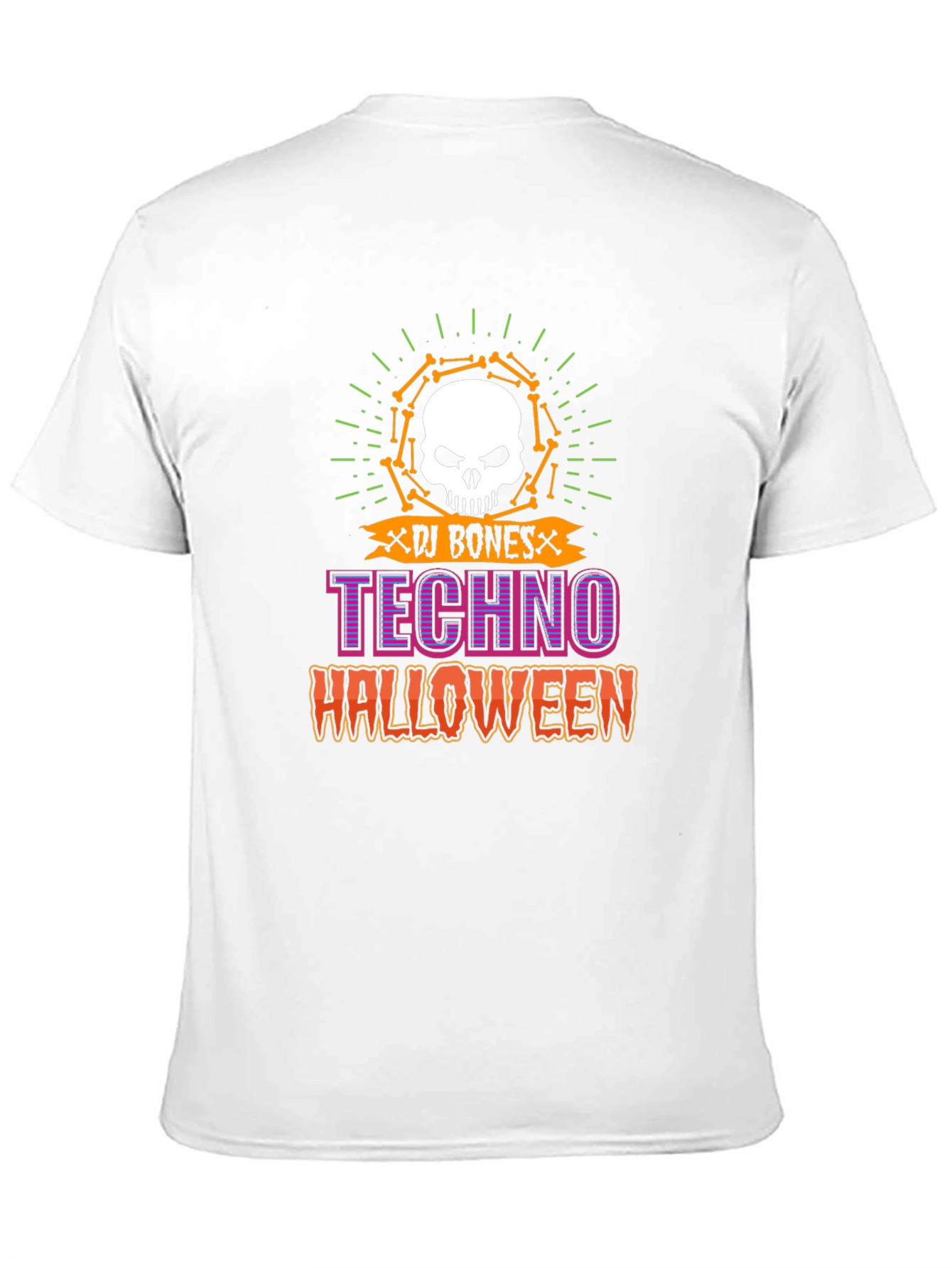 DJ Bones Techno Halloween Graphic Tee