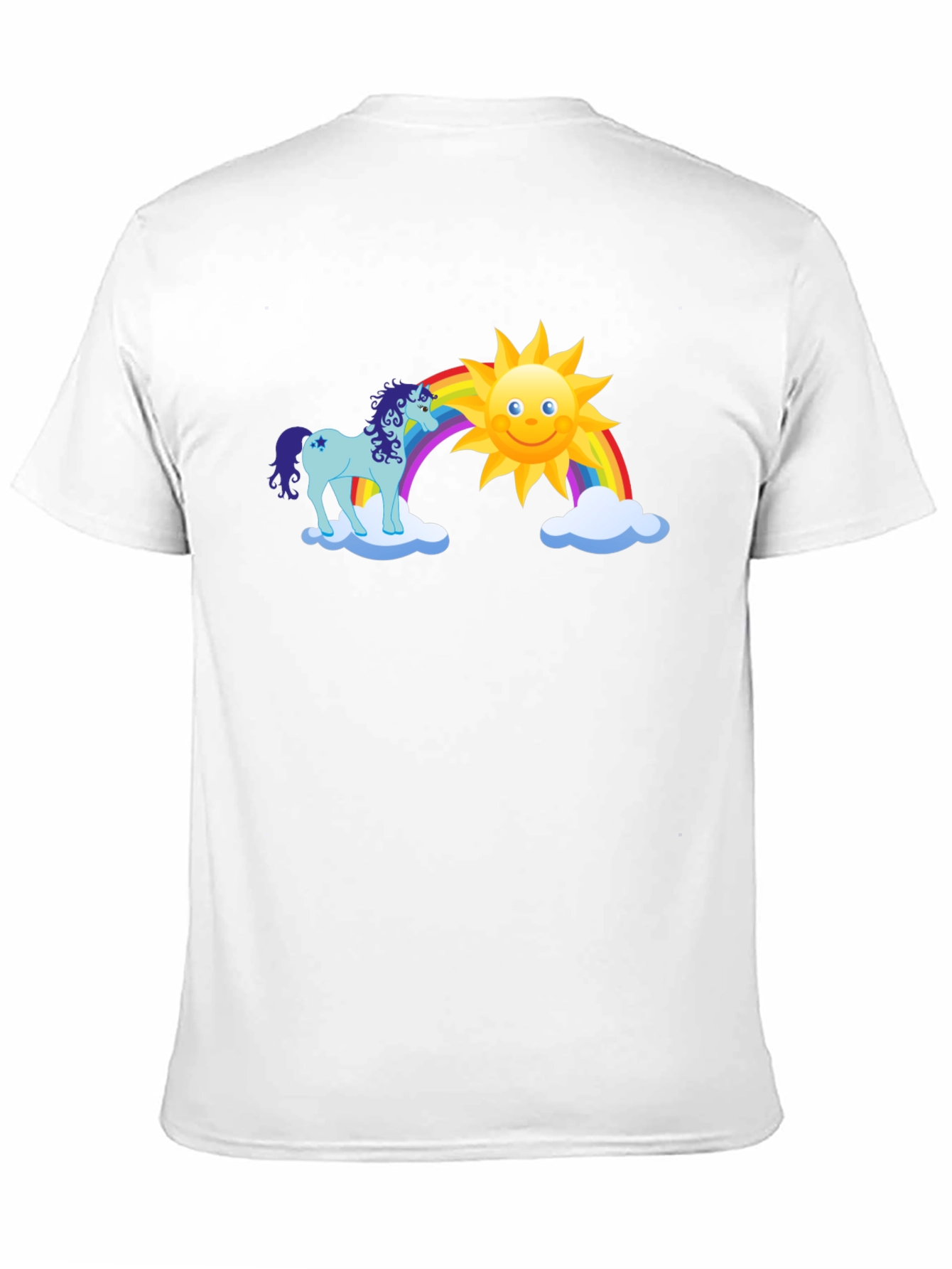 Unicorn Rainbow Sun Graphic Tee