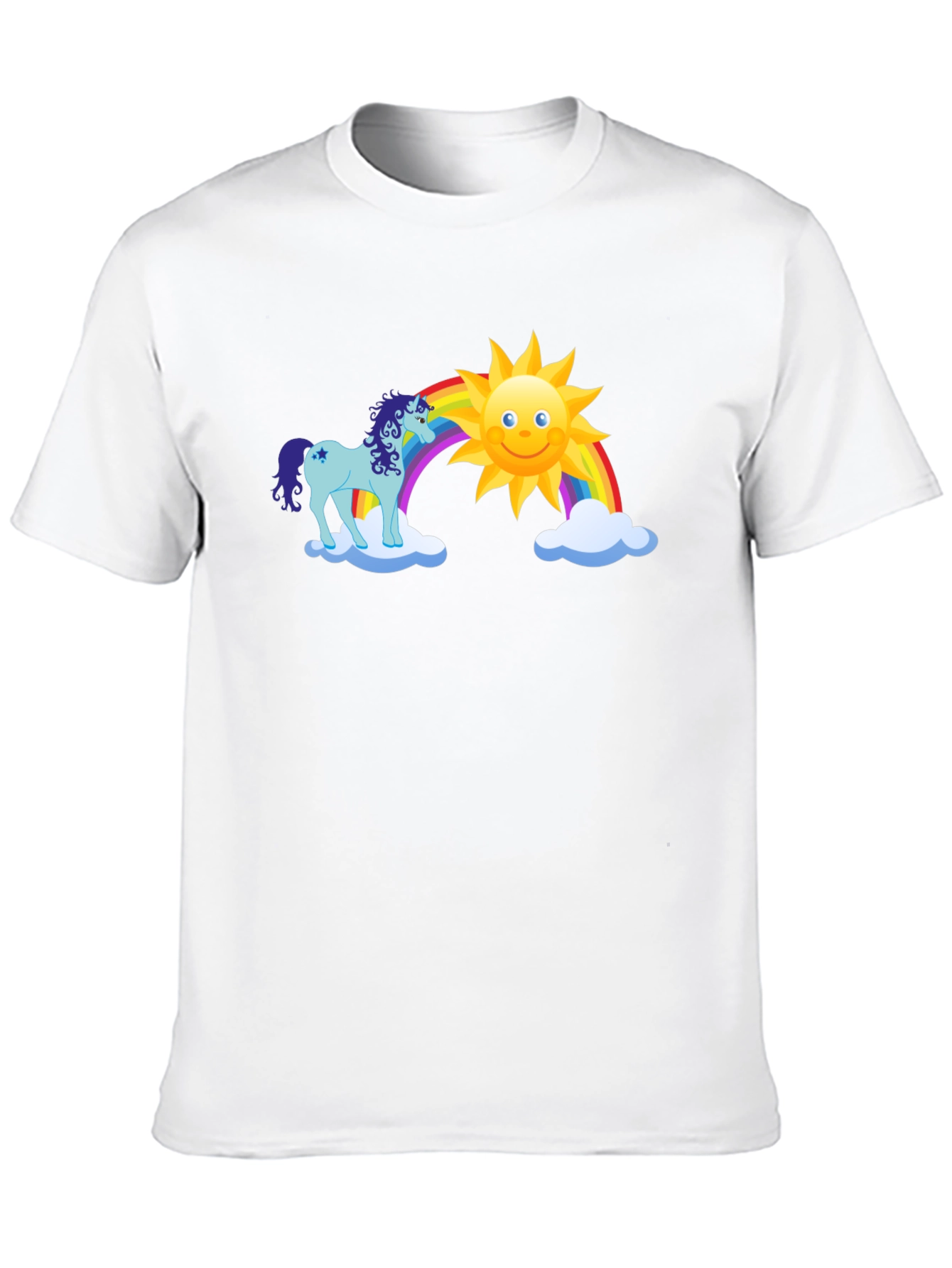Unicorn Rainbow Sun Graphic Tee