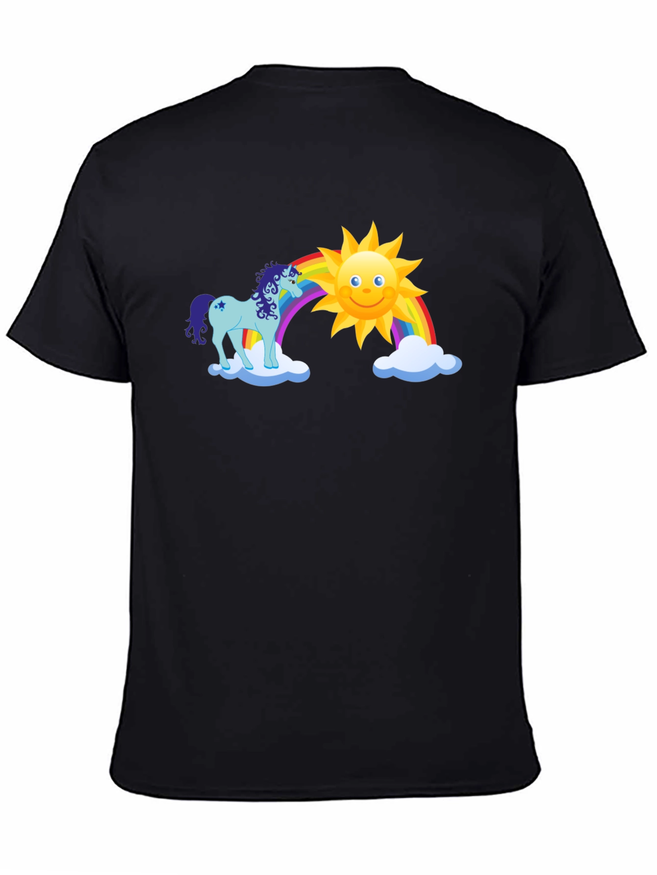 Unicorn Rainbow Sun Graphic Tee
