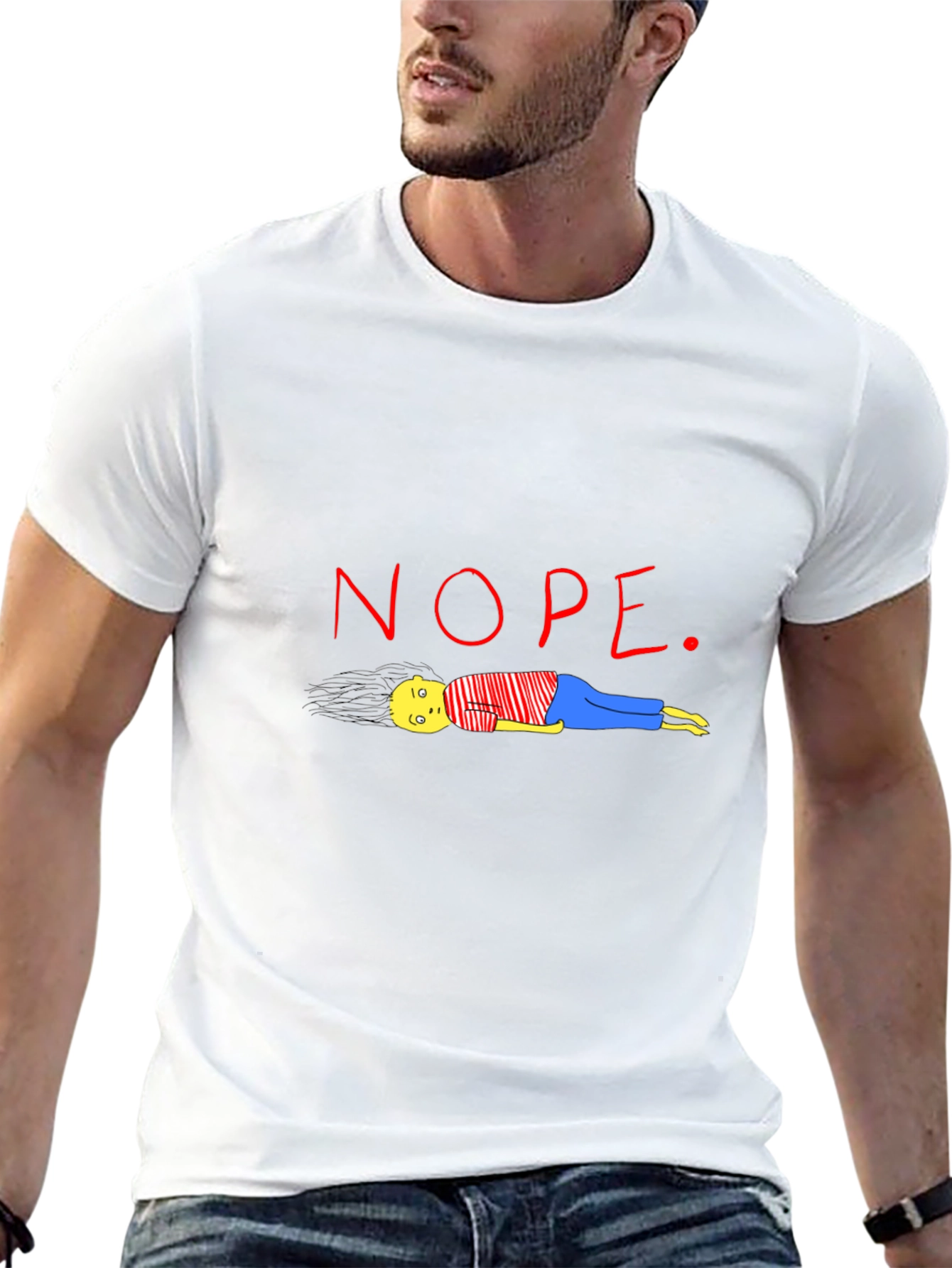 Nope T-Shirt - Funny Graphic Tee