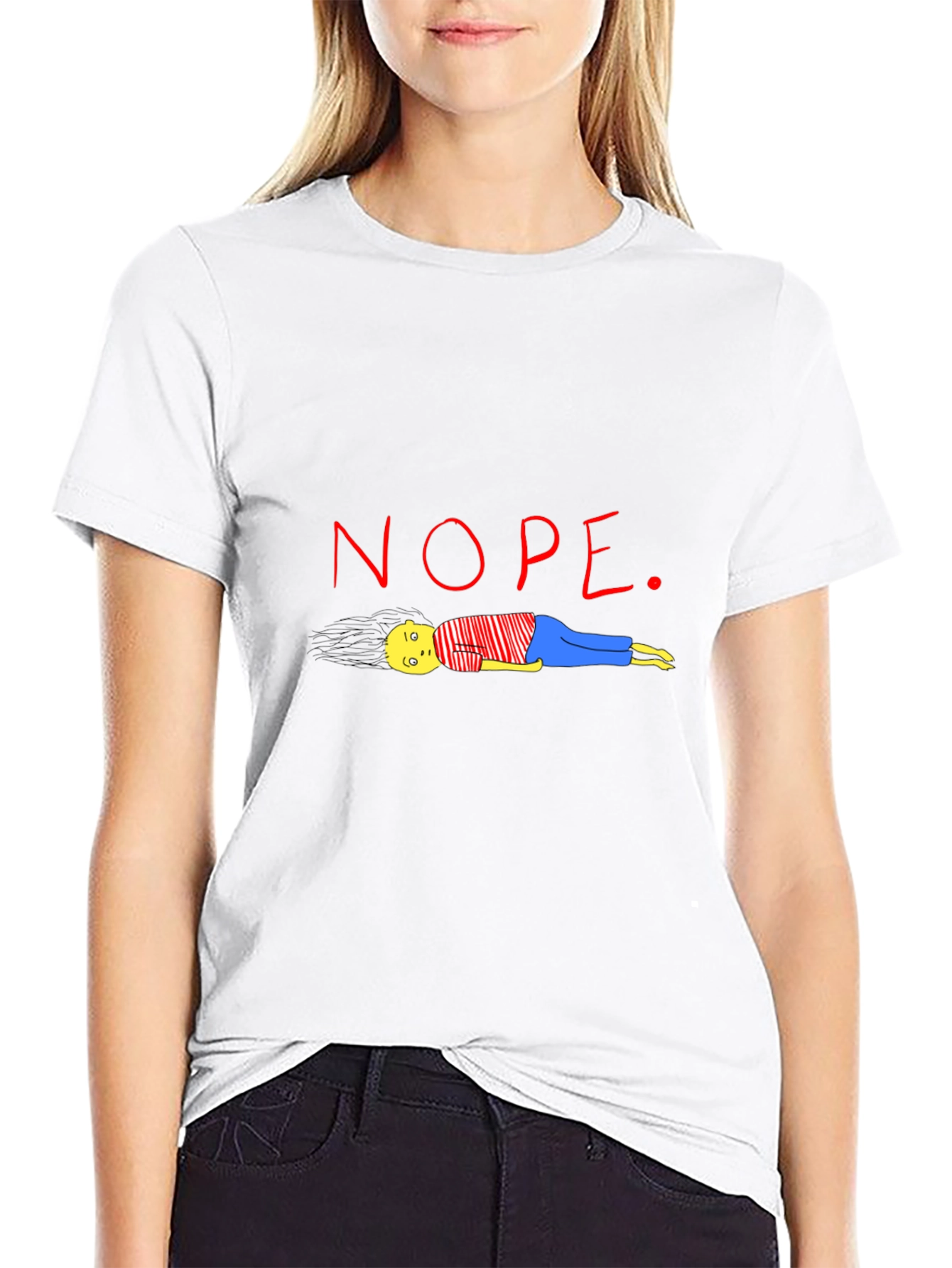 Nope T-Shirt - Funny Graphic Tee