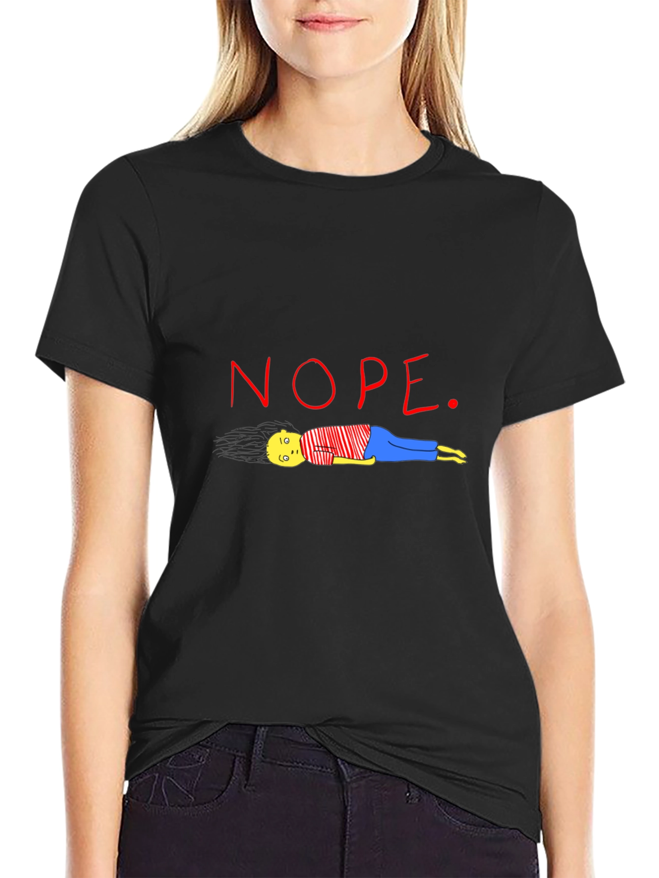 Nope T-Shirt - Funny Graphic Tee