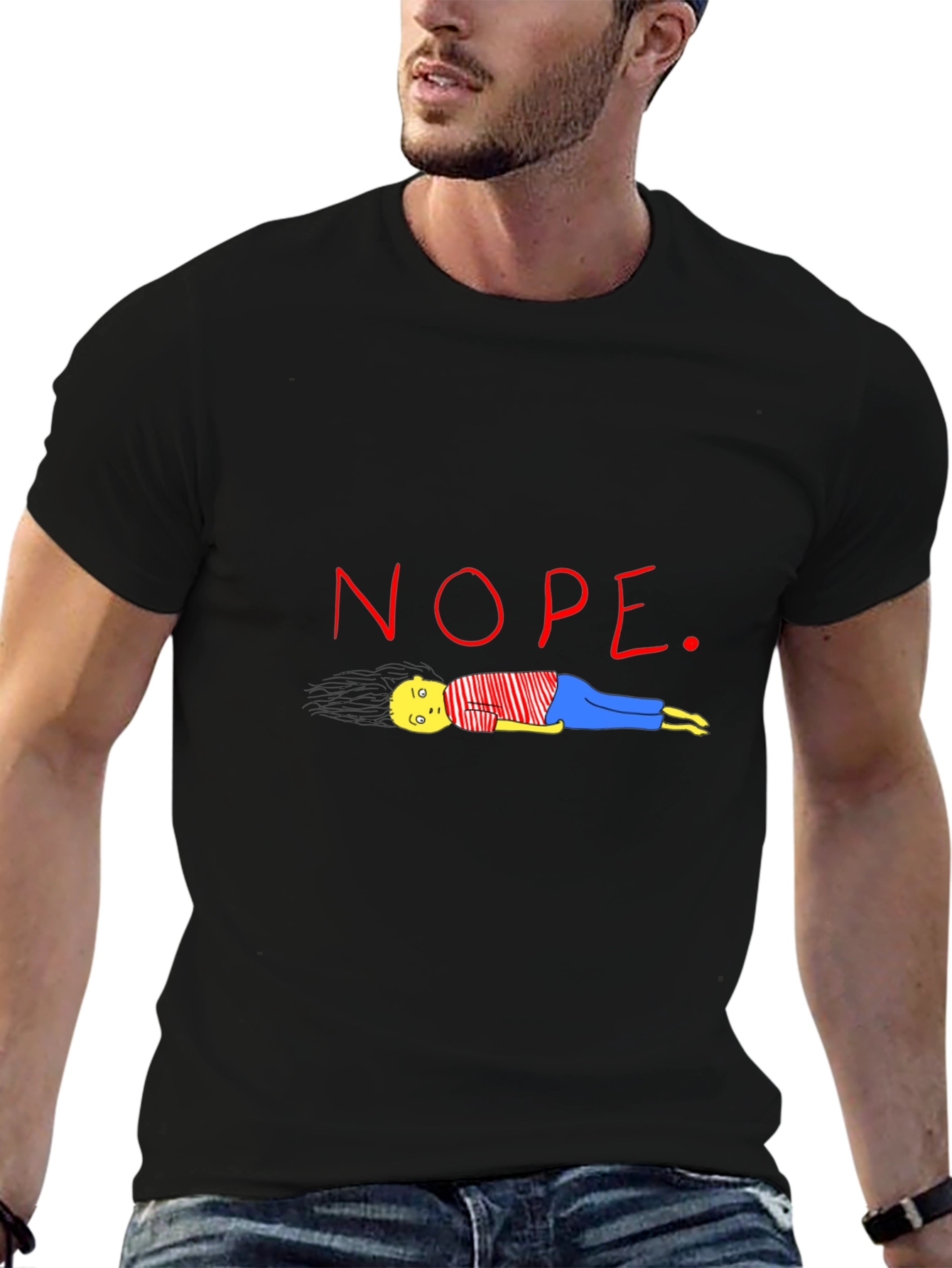 Nope T-Shirt - Funny Graphic Tee