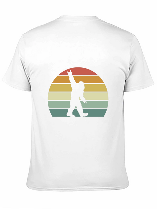 Retro Bigfoot Rock On T-Shirt