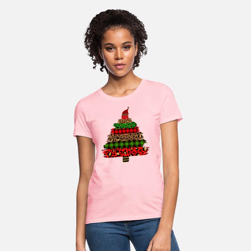 Leopard Brush Strokes Christmas Tree
