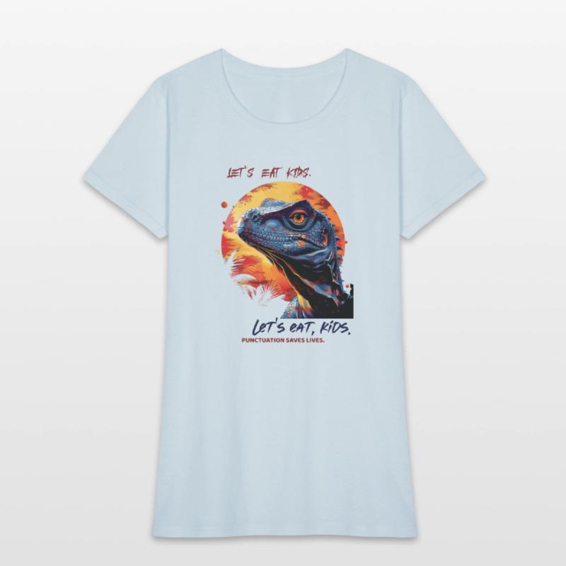 Let's Eat Kids Punctuation Saves Lives Dinosaur Gr