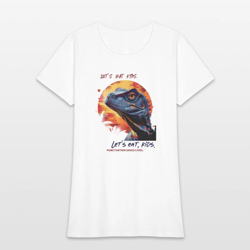 Let's Eat Kids Punctuation Saves Lives Dinosaur Gr
