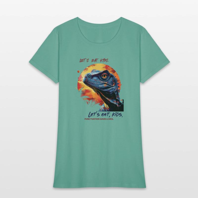 Let's Eat Kids Punctuation Saves Lives Dinosaur Gr