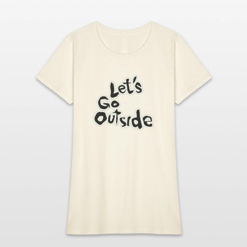 Let’s Go Outside - Custom Typography Art