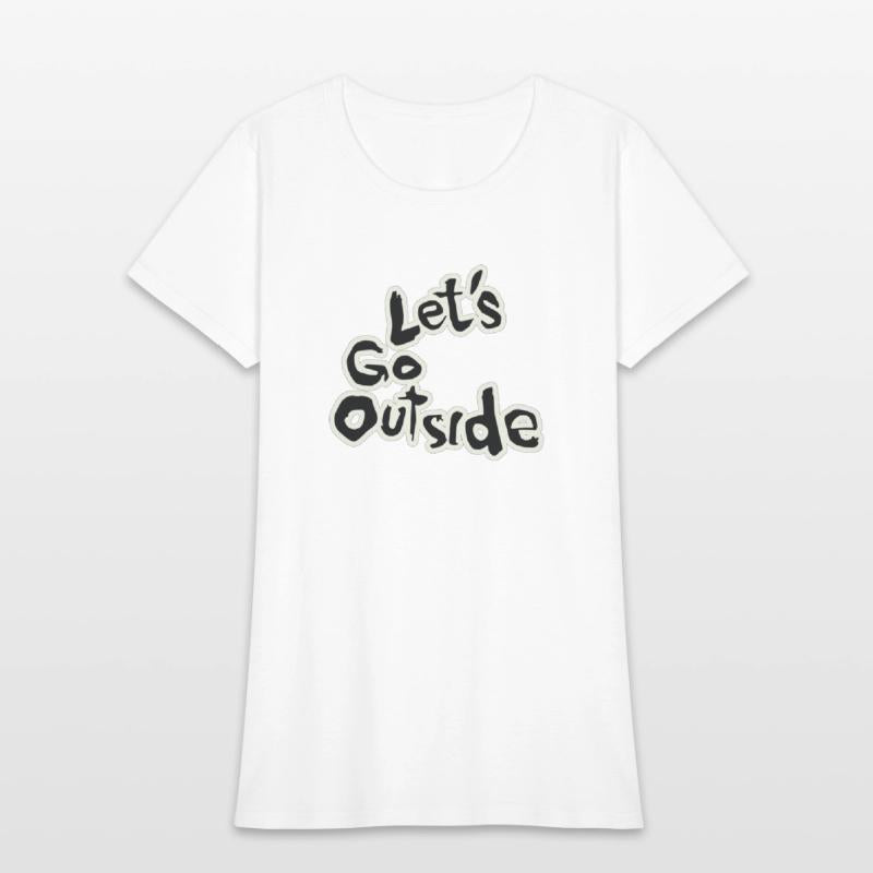 Let’s Go Outside - Custom Typography Art