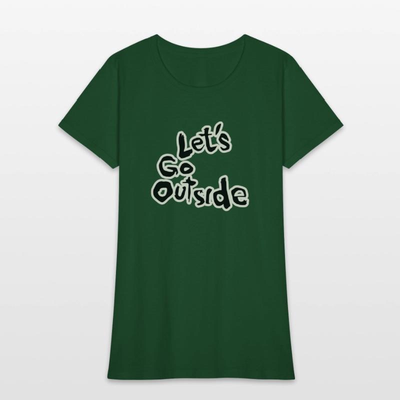 Let’s Go Outside - Custom Typography Art
