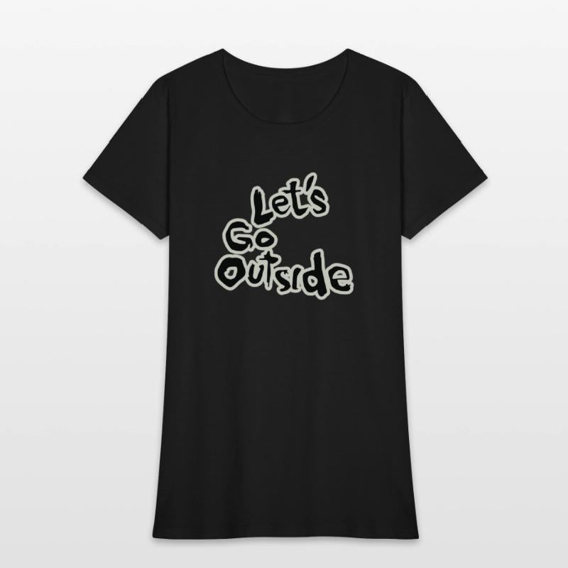Let’s Go Outside - Custom Typography Art