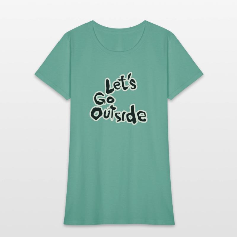 Let’s Go Outside - Custom Typography Art
