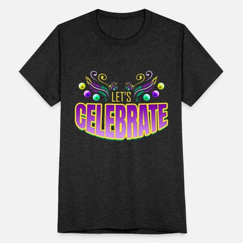 Lettering Let's Celebrate For Mardi Gras