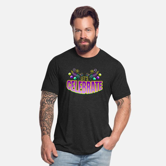 Lettering Let's Celebrate For Mardi Gras