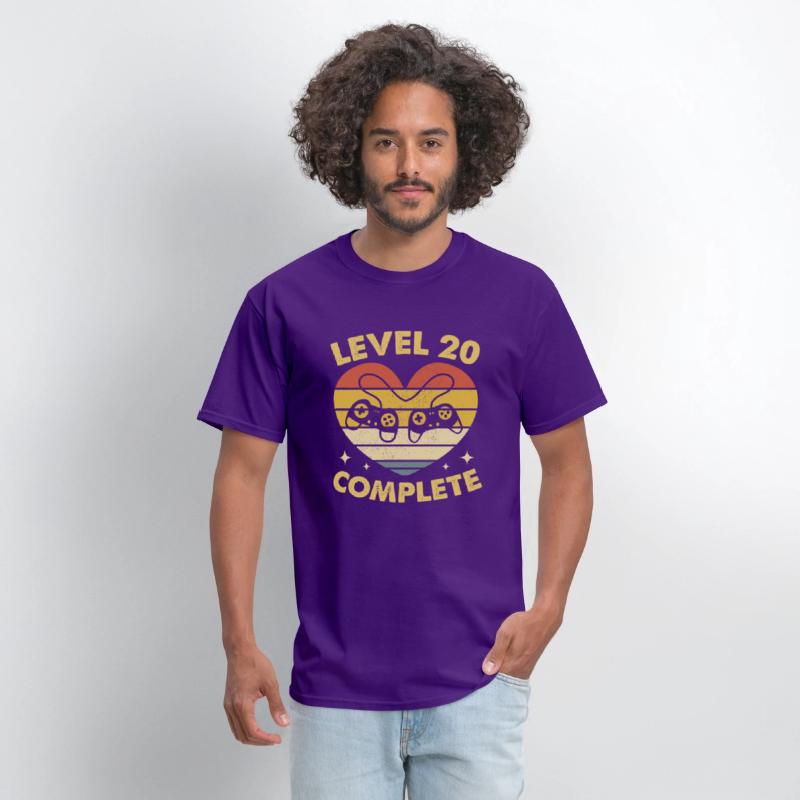Level 20 Complete Video Gamer 20th wedding vintage