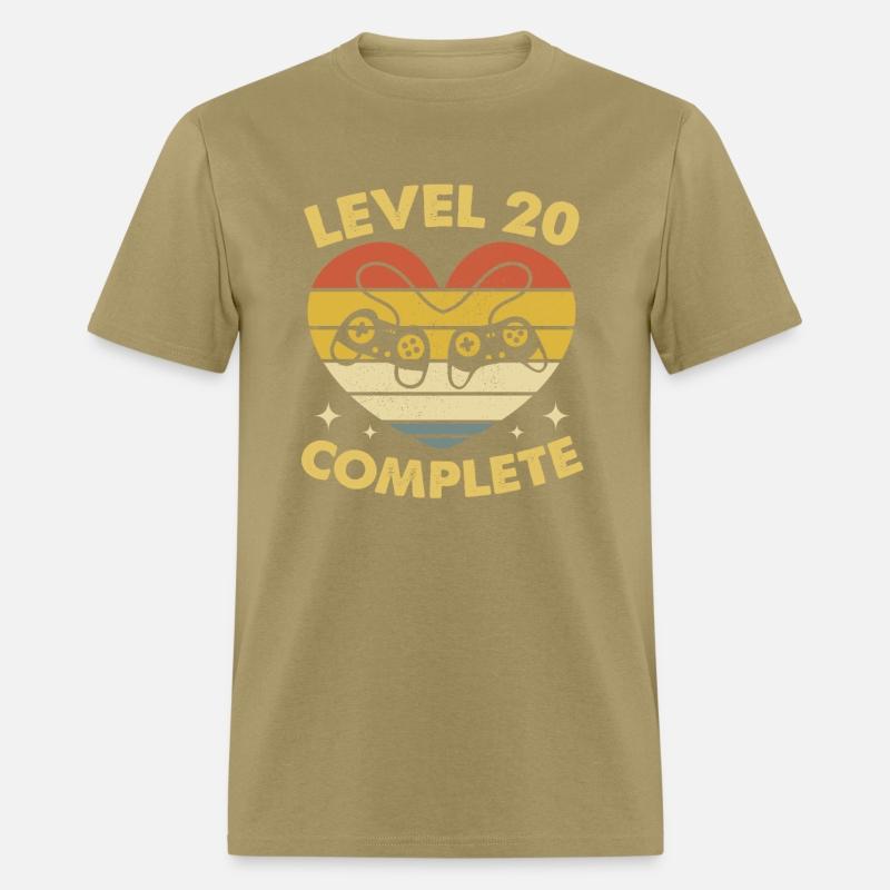 Level 20 Complete Video Gamer 20th wedding vintage